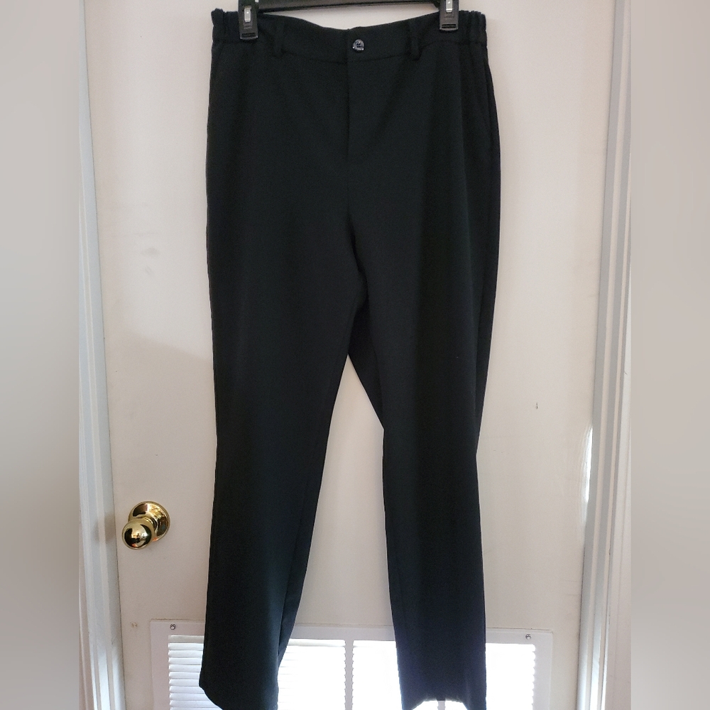 Black Straight Leg Trousers for Professional Wear